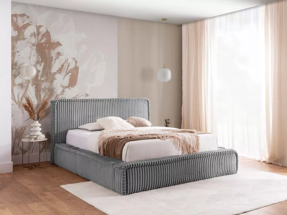 Gulta Midas Standard ar stelāžu Guļamvietas platums: 140 cm, Guļamvietas garums: 200 cm, stelāžas tips: metāla, · Tumši 