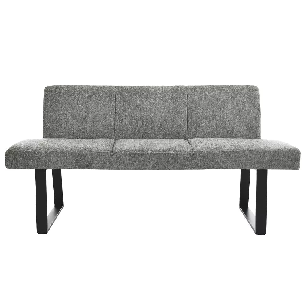 Virtuves stūra dīvāns Velto Sofa Standard Elementu krāsa: melns, Korpusa krāsa: pelēks, Apdare: audums, · 142 × 61 × 84 