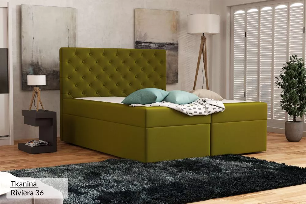 Gulta Alle Standard Guļamvietas platums: 120 cm, Guļamvietas garums: 200 cm, · Olīvu · 122 × 210 × 120 cm
