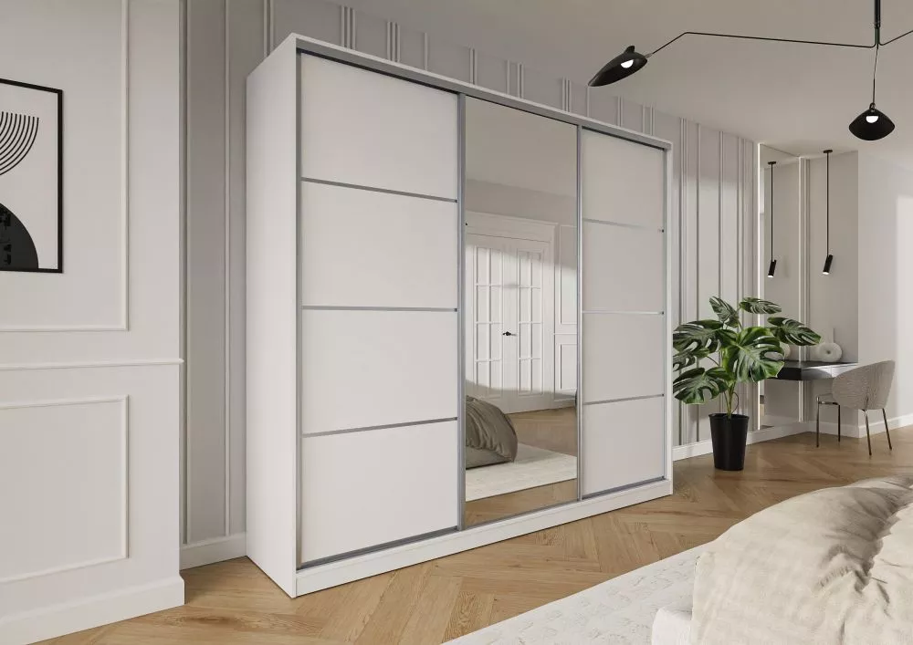 Skapis Trend 6 · Balts · 275 × 60 × 245 cm