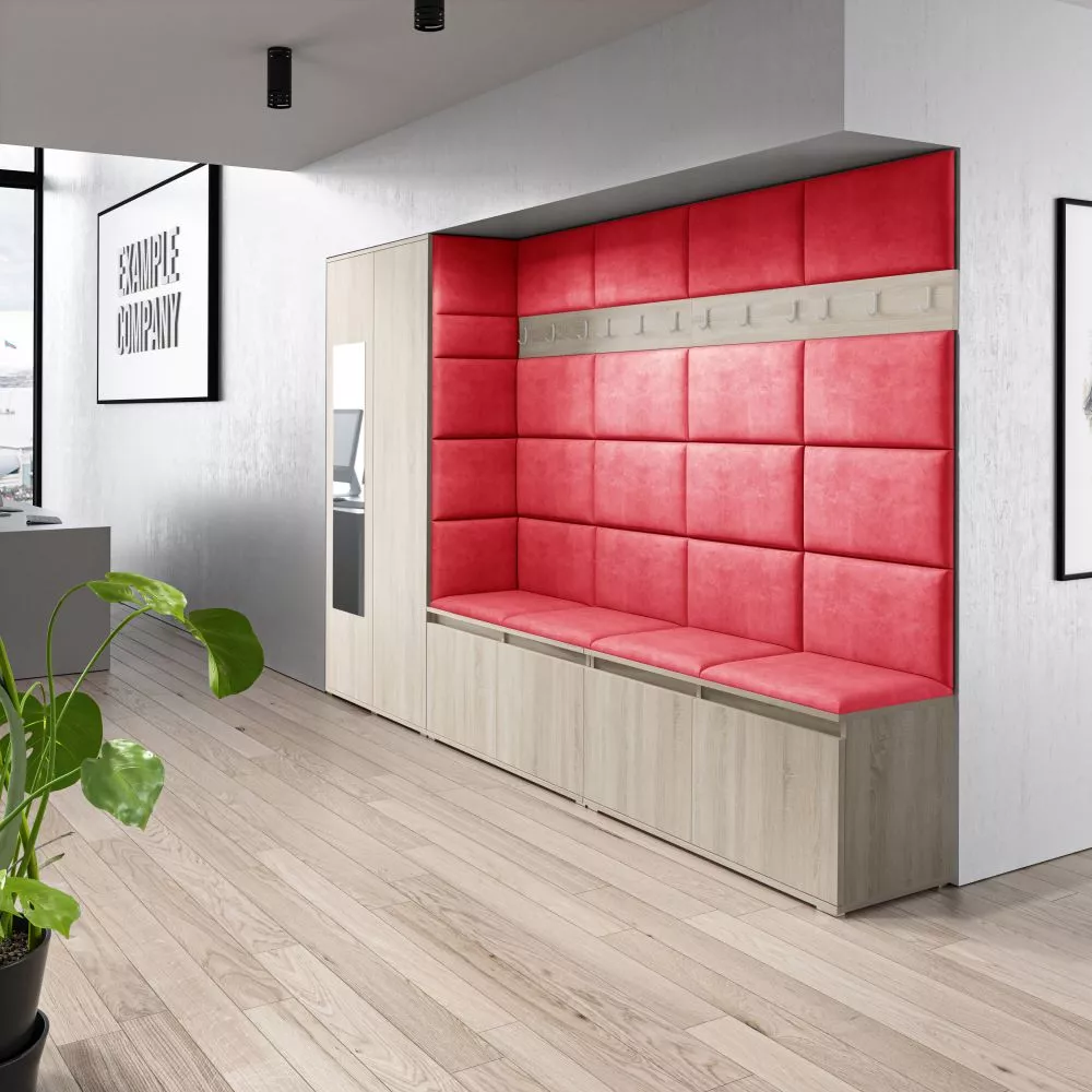Apavu plaukts Emi 9 Trinity Korpusa krāsa: sonoma, · 290 × 185 × 40 cm