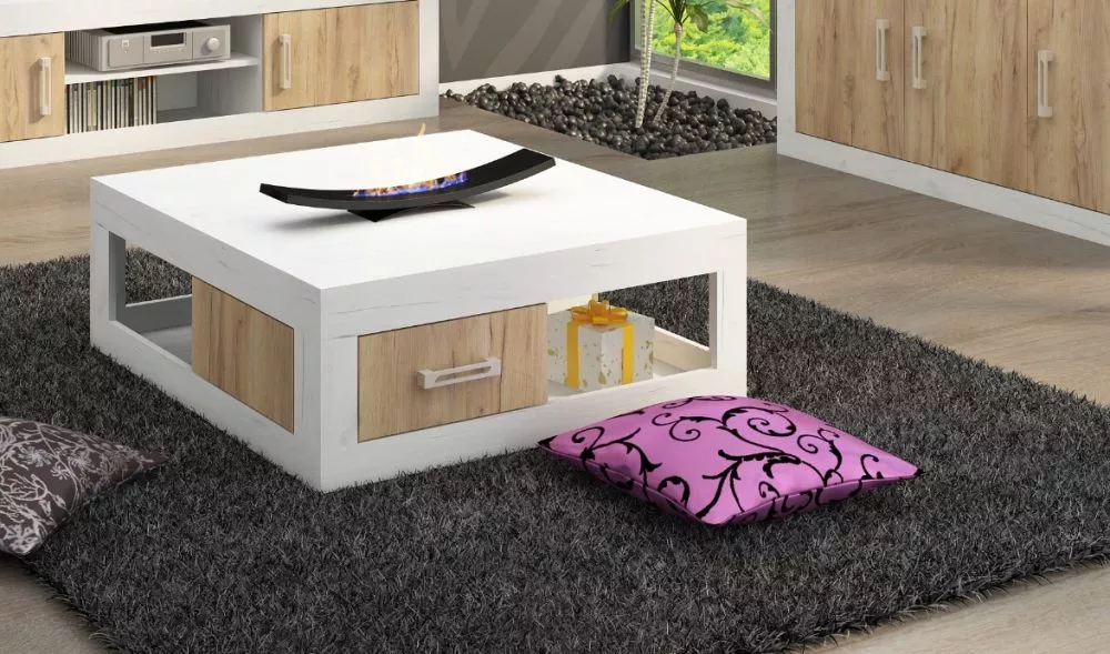 Žurnālgalds Verin VRN 02 Korpusa krāsa: ozols craft, · 90 × 90 × 33 cm