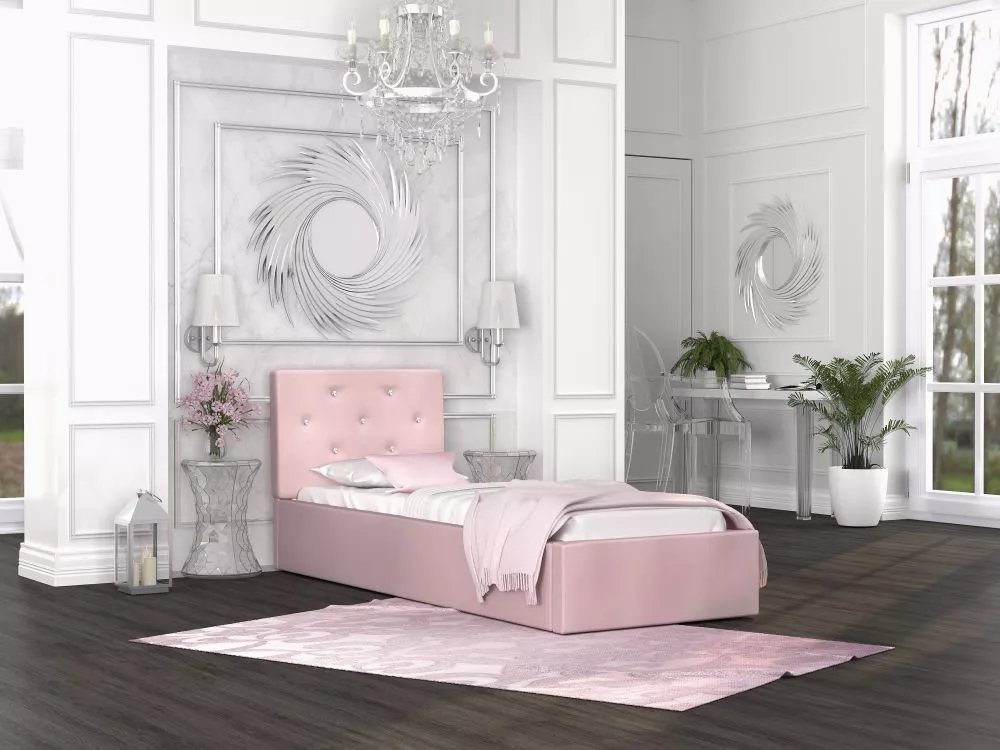 Gulta Mirage Premium Standard ar stelāžu Guļamvietas platums: 90 cm, Guļamvietas garums: 200 cm, stelāžas tips: metāla, 