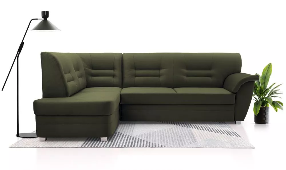 Dīvāns Jordania Standard · Pelēkzaļš · 170 × 257 × 92 cm