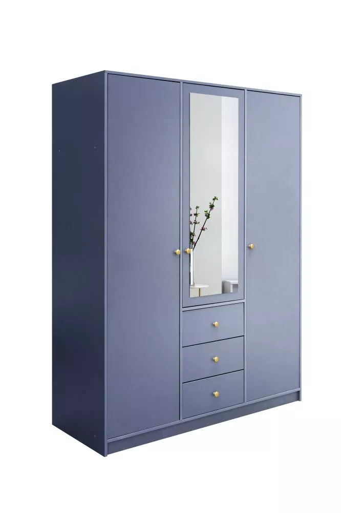 Skapis Siena 2 Modern · Zils · 149 × 57.5 × 200 cm