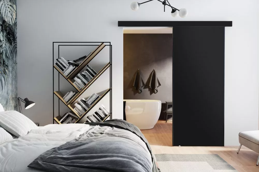 Bīdāmās durvis Marti Loft · Melns · 86 × 205 cm
