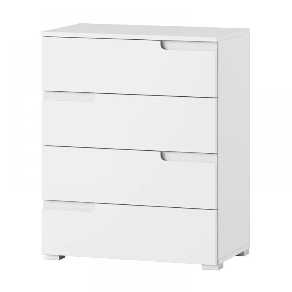 Kumode Selene 4 · Balts · 65 × 40 × 80 cm