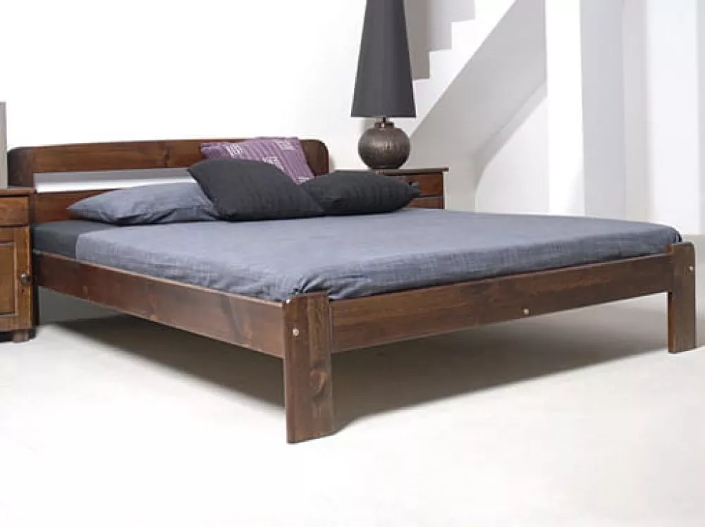 Gulta Sara ar stelāžu Guļamvietas platums: 140 cm, Guļamvietas garums: 200 cm, · Valrieksts · 148 × 207 × 25 cm