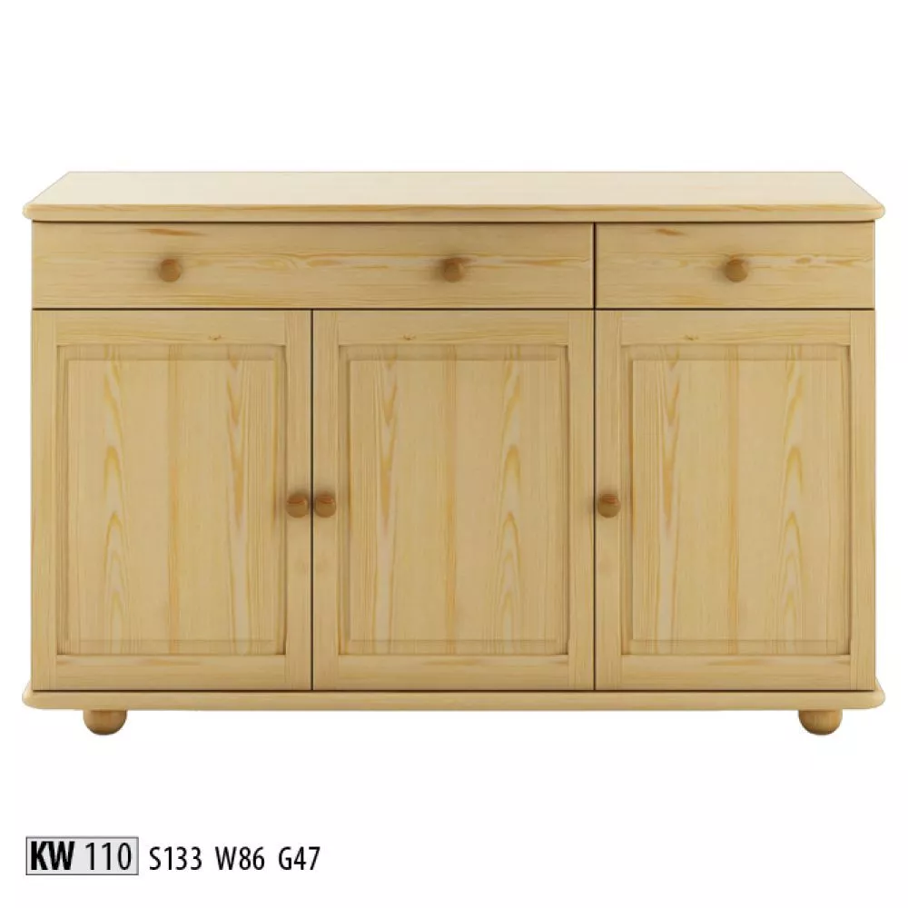 Sekcija KW 110 · Priede · 133 × 47 × 86 cm