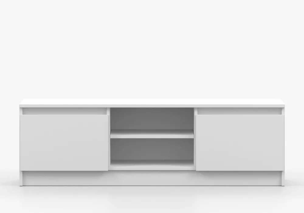 TV tumba Solo RTV135 · Balts · 135 × 42 × 42 cm