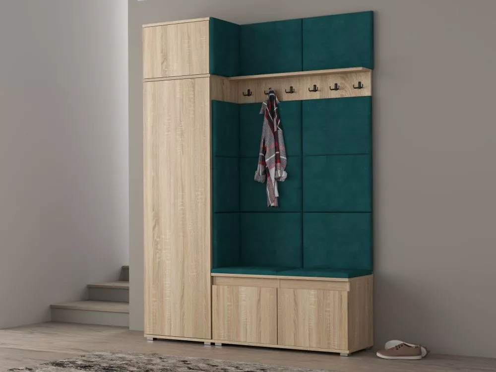 Koridora iekārta Nevada 154 Premium Set · 154 × 37 × 214 cm