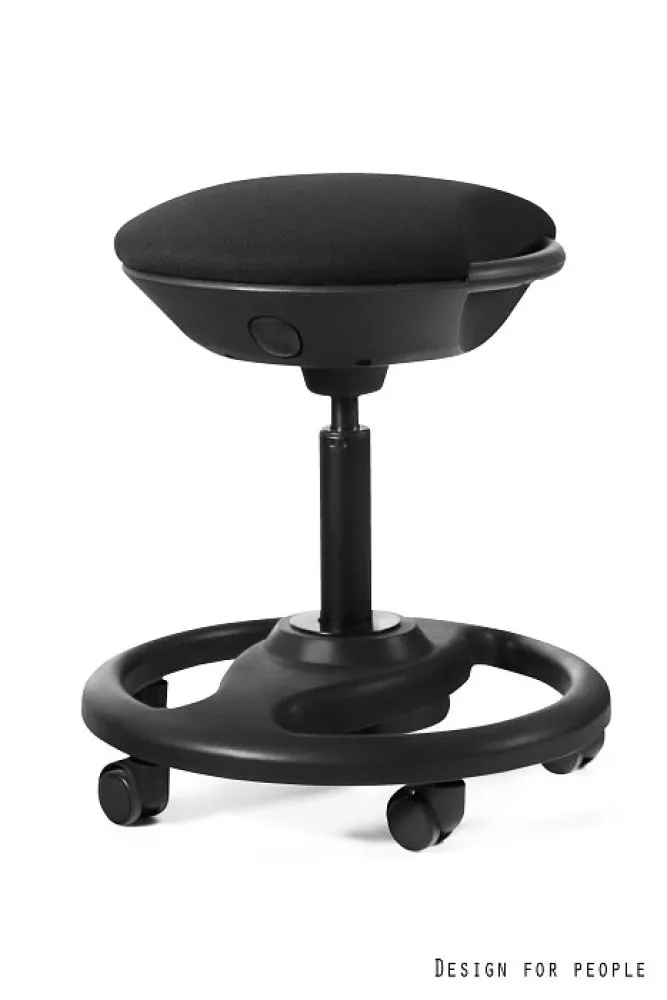Datorkrēsls Carino Sēdvietas platums: 35 cm, · Melns · 54 × 54 × 56 cm