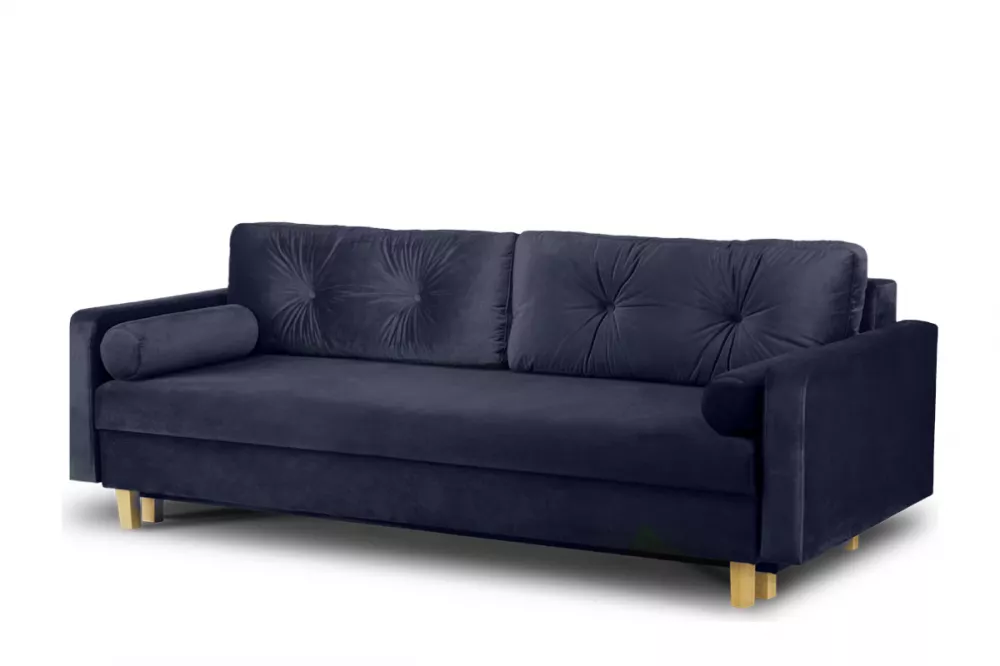 Dīvāns Eriso 3S Standard · Zils · 100 × 230 × 80 cm