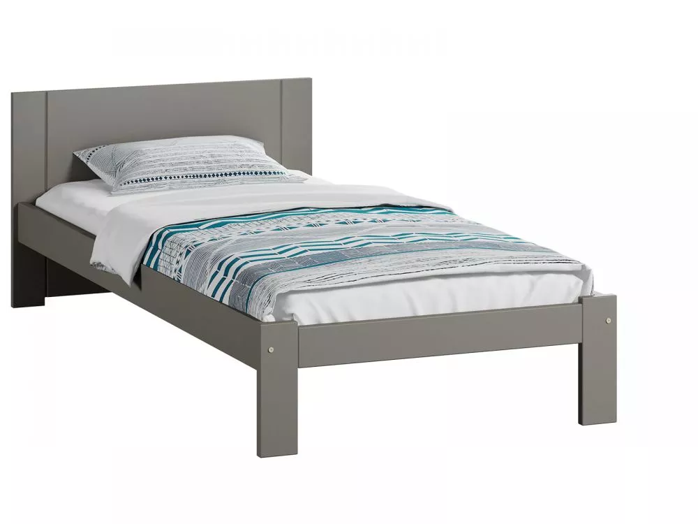 Gulta DMD-5 Magnat ar stelāžu Guļamvietas platums: 90 cm, Guļamvietas garums: 200 cm, · Pelēks · 98 × 206 × 65 cm