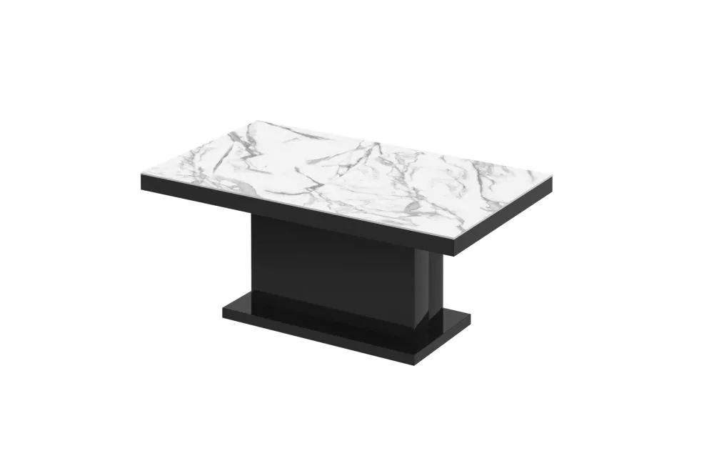Žurnālgalds Matera Lux Gloss Korpusa krāsa: balts marmors, · 120 × 70 × 50 cm