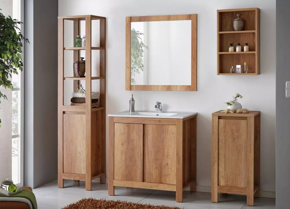 Vannas istabas komplekts Classic Oak 80 · 185 × 46 cm