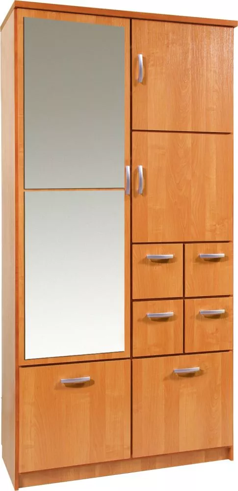 Skapis Barcelona 100 · Alksnis · 100.4 × 43.6 × 199 cm