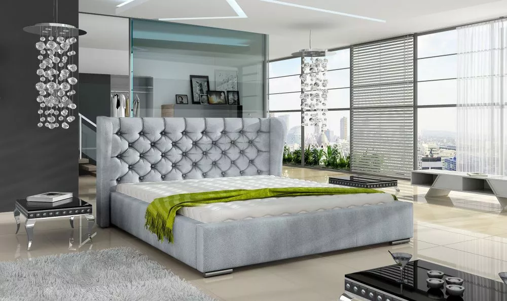 Gulta Preston Premium Standard ar stelāžu Guļamvietas platums: 160 cm, Guļamvietas garums: 200 cm, stelāžas tips: metāla