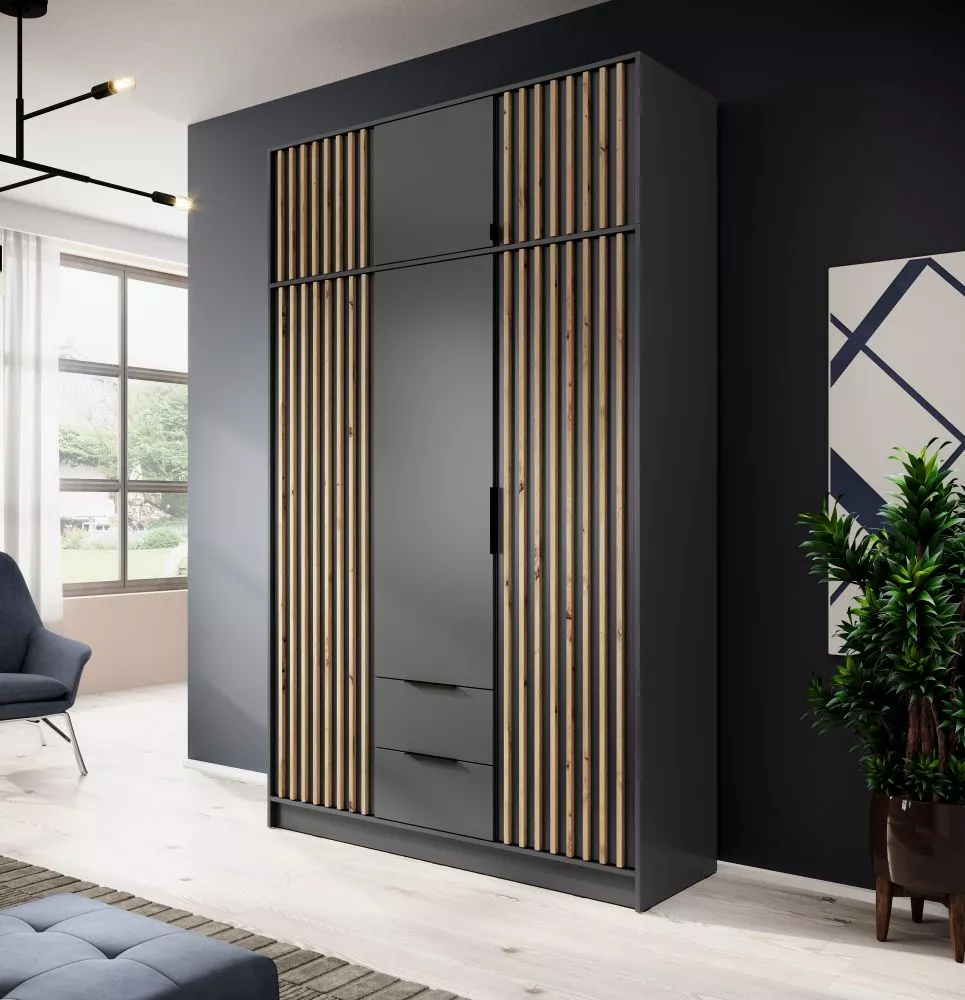 Skapis Nelly Plus Lamela · 155 × 51 × 250 cm