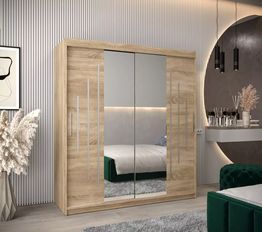 Skapis York 1 · Sonoma · 180 × 62 × 200 cm