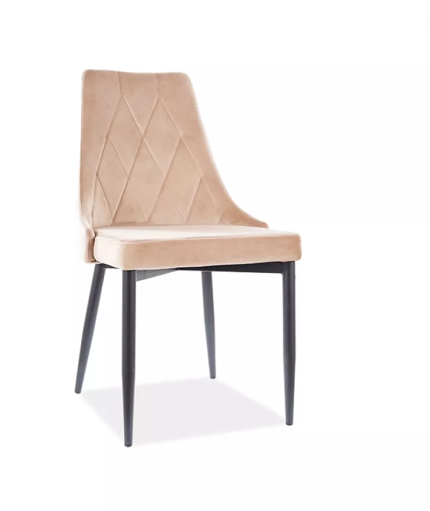 Krēsls Trix B Velvet · Bēšs · 89 × 49 × 59 cm