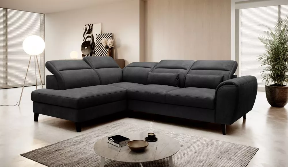 Dīvāns Noble Premium Standard · Antracīts · 201 × 255 × 83 cm