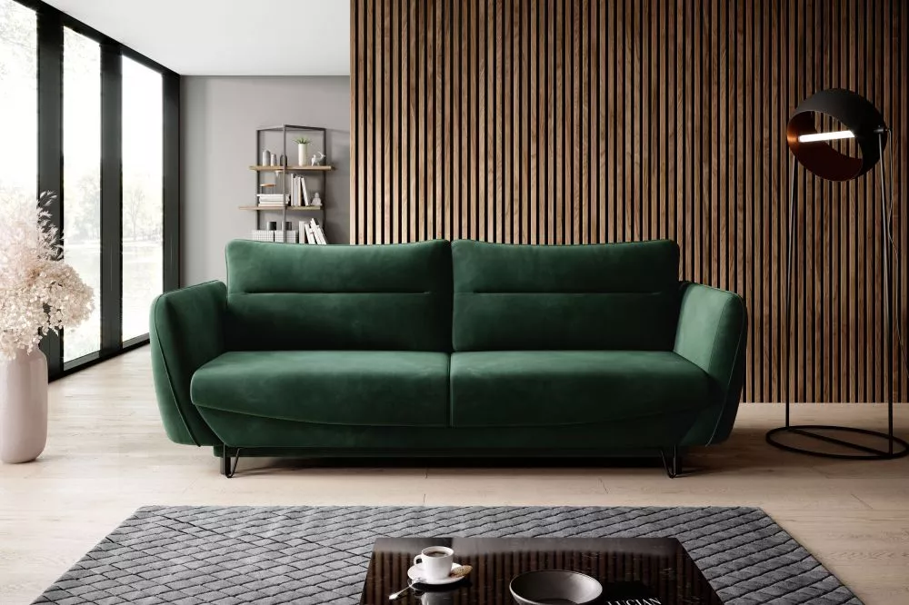 Dīvāns Silva Premium Standard · Tumši zaļš · 95 × 236 × 90 cm