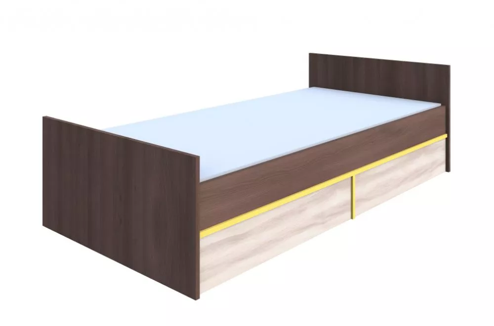 Gulta Ewa E-LOZE42 ar stelāžu Guļamvietas platums: 160 cm, Korpusa krāsa: akācija kanēlis, Guļamvietas garums: 200 cm, ·
