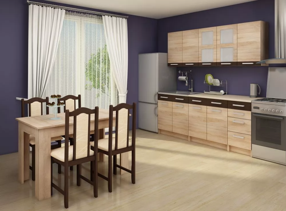 Virtuves komplekts Polo 2 Kitchen Set Materiāls : laminēta KSP,