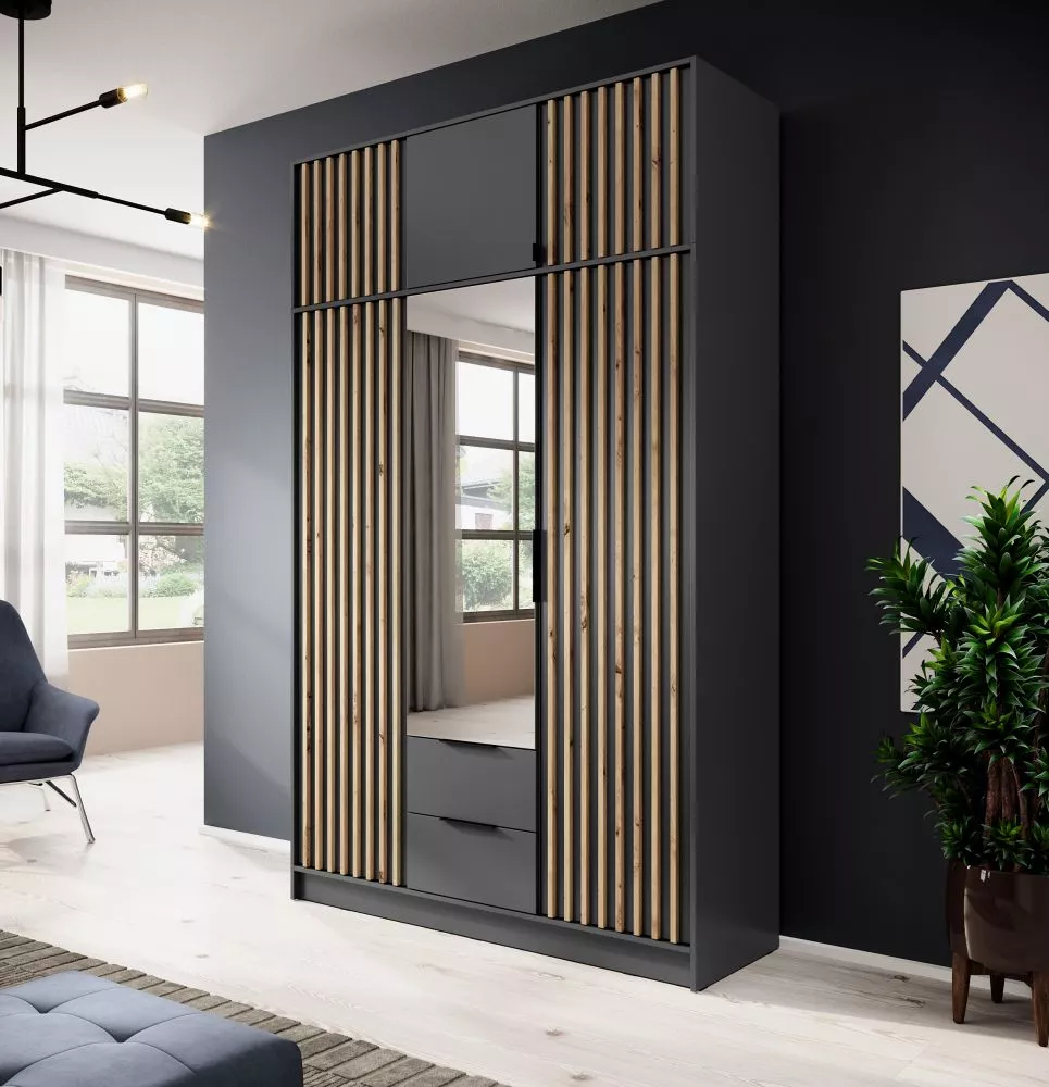 Skapis Nelly Premium Plus Lamela · 155 × 51 × 250 cm