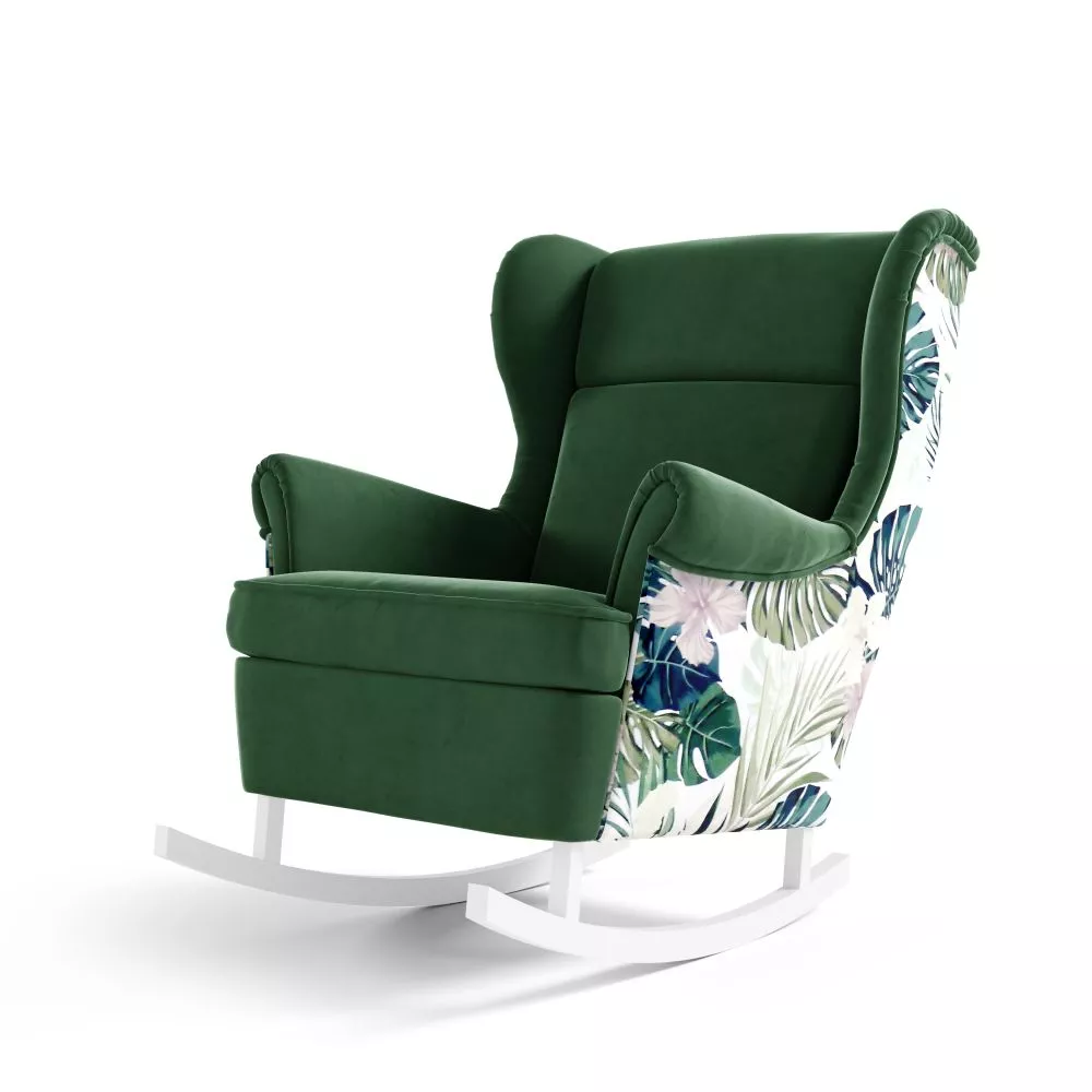 Mīksts krēsls Axel typ 195 Standard Sēdvietas dziļums: 58 cm, · Zaļš · 80 × 88 × 104 cm