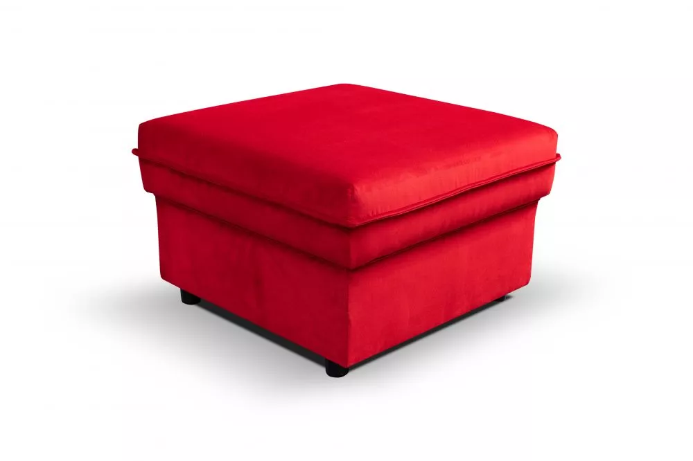Pufs Sewilla P standard Auduma numurs: Napoli 08, · Sarkans · 70 × 46 × 70 cm