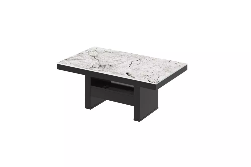 Žurnālgalds Aversa Lux Gloss Korpusa krāsa: melns, · 120 × 75 × 55.5 cm