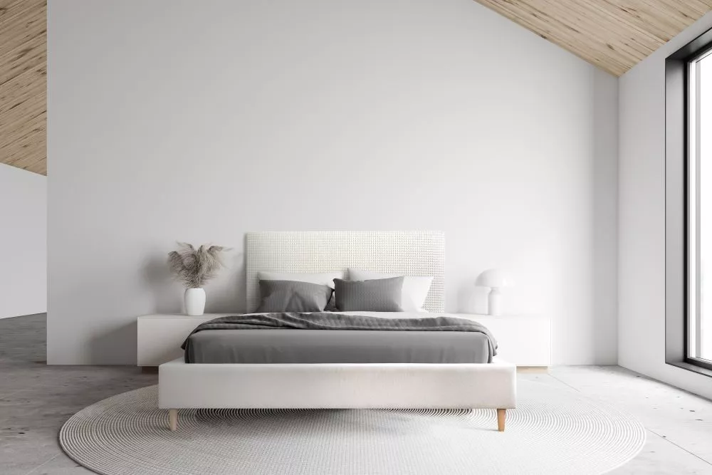 Gulta Paris Standard ar stelāžu Guļamvietas platums: 180 cm, Guļamvietas garums: 200 cm, stelāžas tips: koka, · Krēma · 