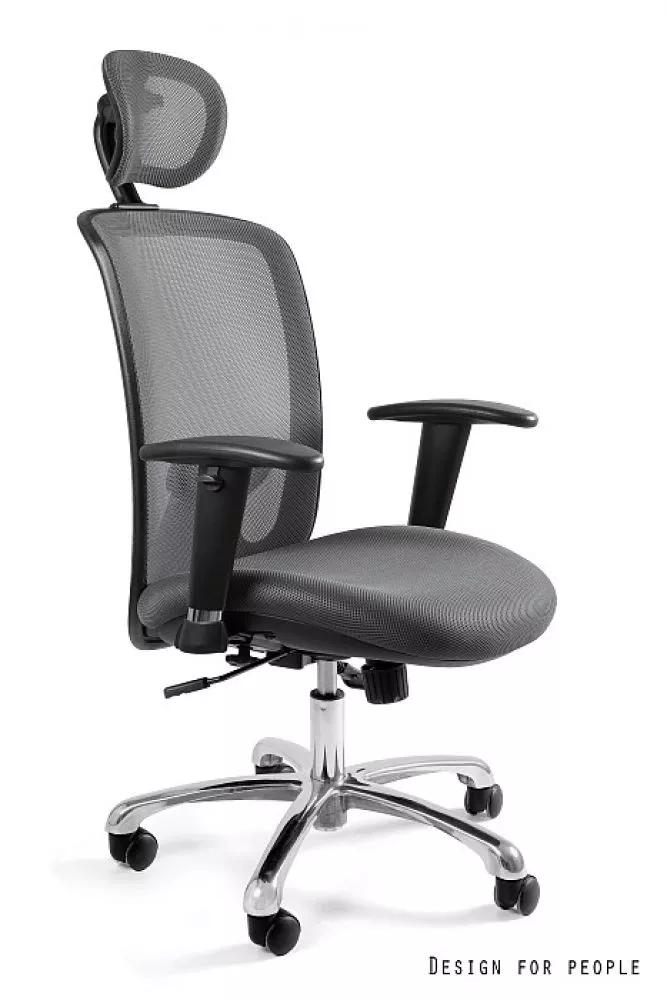 Datorkrēsls Expander Sēdvietas platums: 48 cm, · Pelēks · 60 × 49 × 108 cm