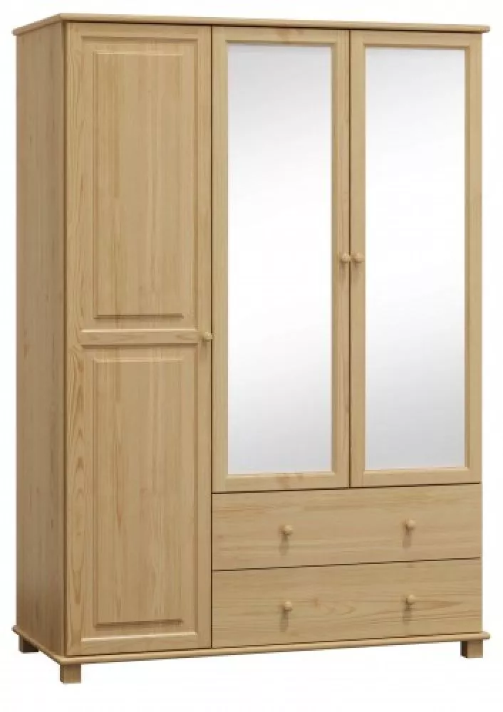 Skapis Martisha 3D6 · Priede · 133 × 60 × 190 cm