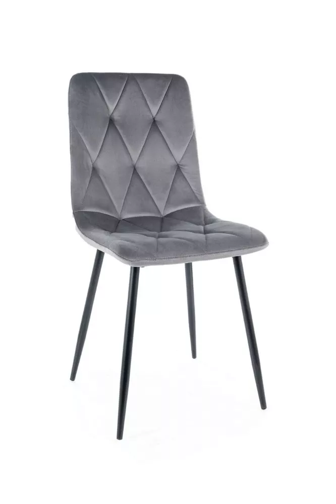 Krēsls Tom Velvet · Pelēks · 91 × 45 × 52 cm