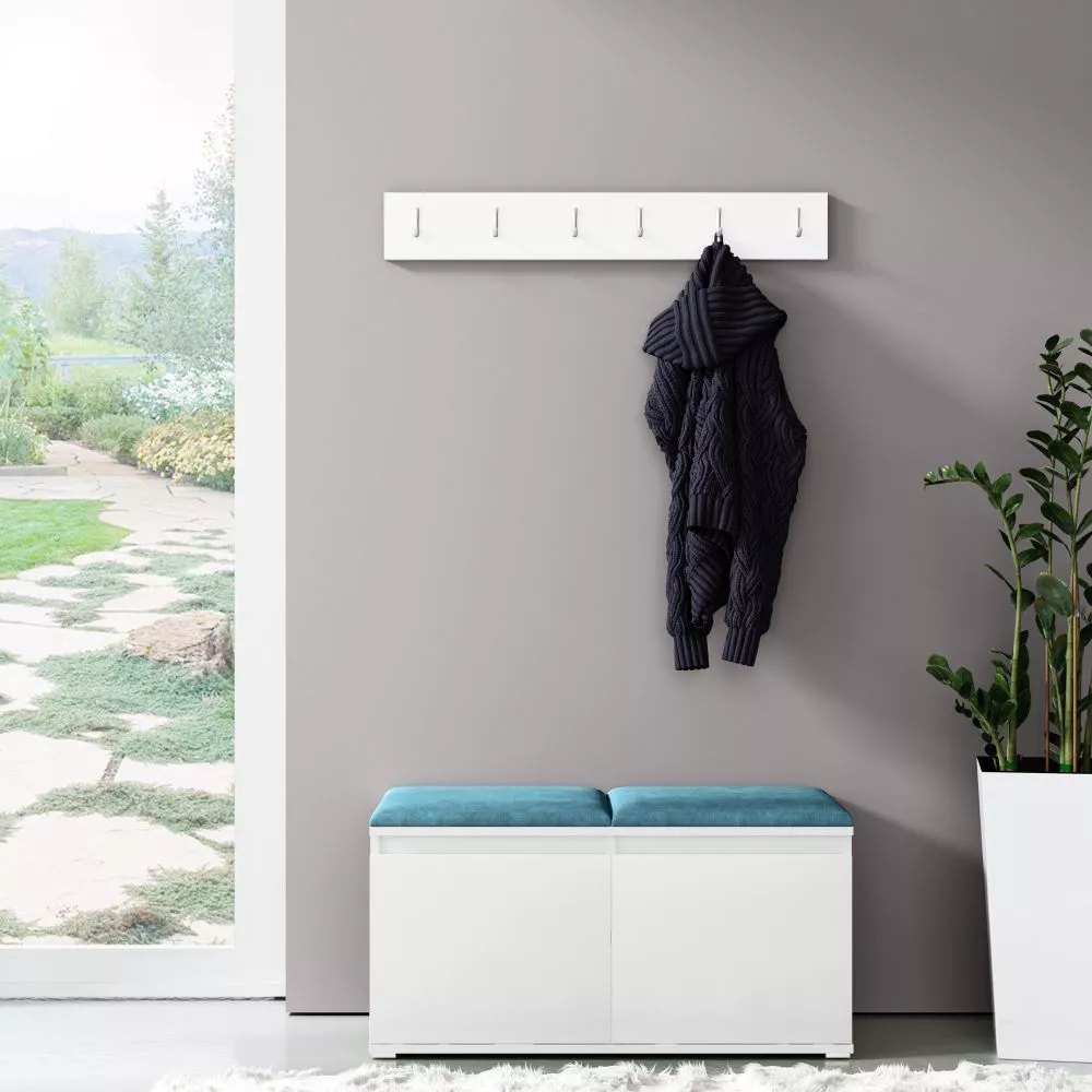 Apavu plaukts Emi 5 Trinity Korpusa krāsa: balts, · 100 × 40 cm