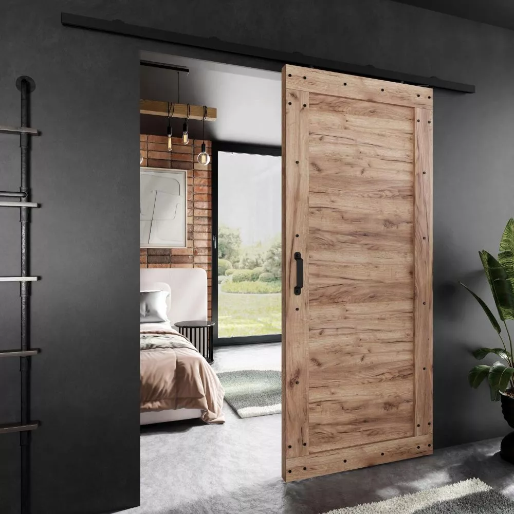 Bīdāmās durvis Adio HS45-2 · Ozols craft zelts · 86 × 205 cm