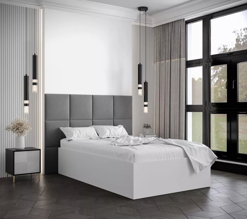 Gulta Bella 4 ar stelāžu Guļamvietas platums: 120 cm, Korpusa krāsa: balts, Guļamvietas garums: 200 cm, stelāžas tips: k