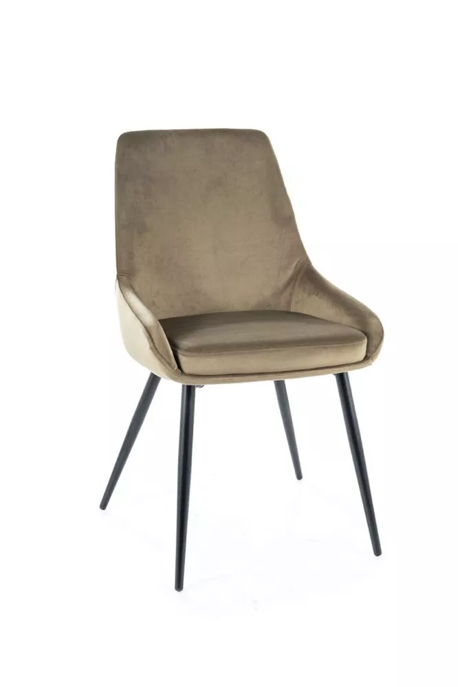 Krēsls Cobe Velvet · Olīvu · 85 × 49 × 54 cm