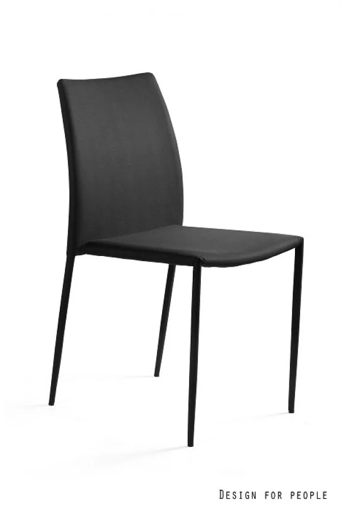 Krēsls Design Fabric · Melns · 86 × 44 × 55 cm