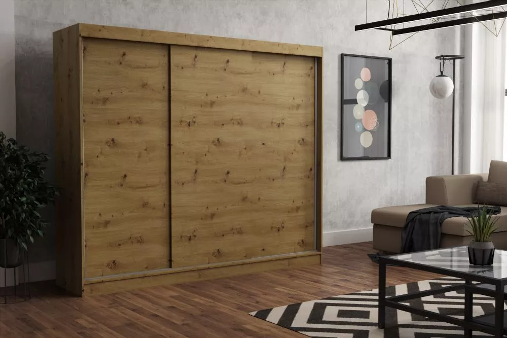 Skapis Emily Classic · Ozols artisan · 250 × 60 × 215 cm