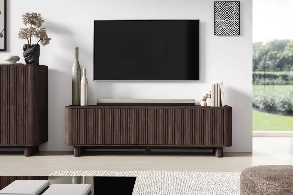 TV tumba Trenza RTV 180 · Rieksts · 180 × 40 × 54 cm