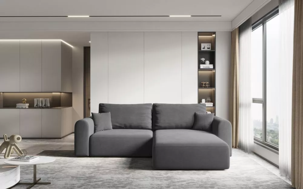 Dīvāns Karo Comfort Standard · Antracīts · 165 × 248 × 79 cm
