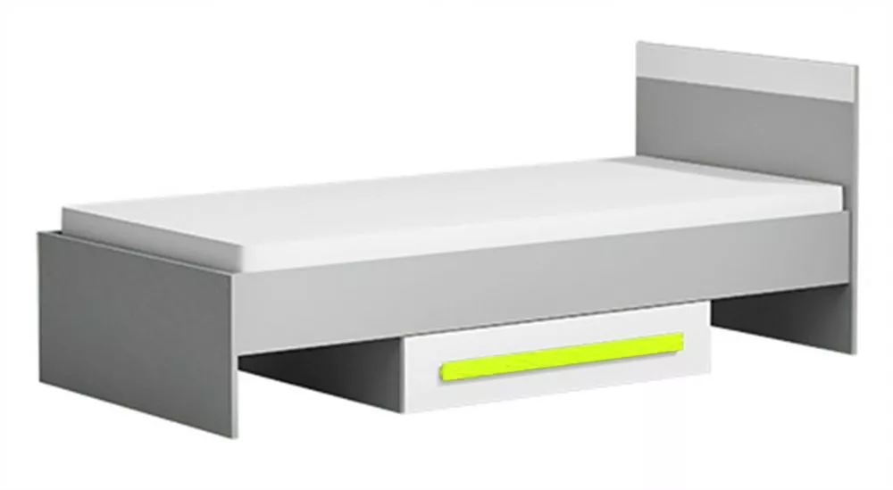 Bērnu gulta Git 12 90x200 ar stelāžu Guļamvietas platums: 90 cm, Guļamvietas garums: 200 cm, · 95 × 203 × 71 cm