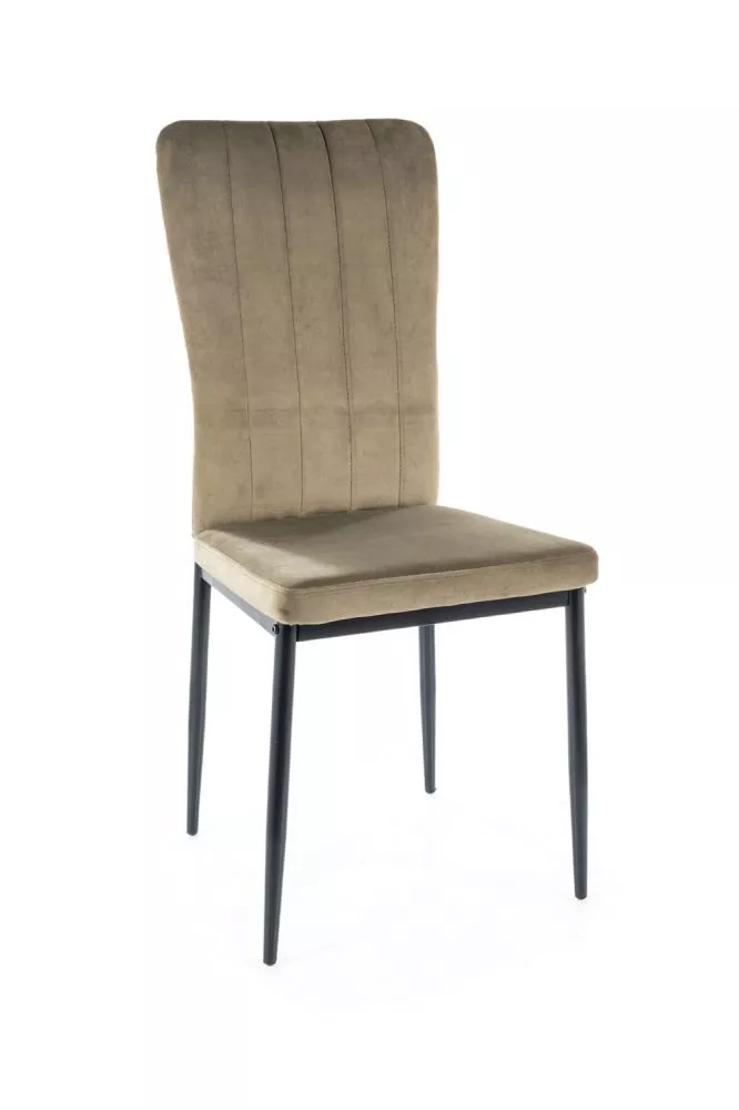 Krēsls Vigo Velvet · Olīvu · 91 × 45 × 52 cm
