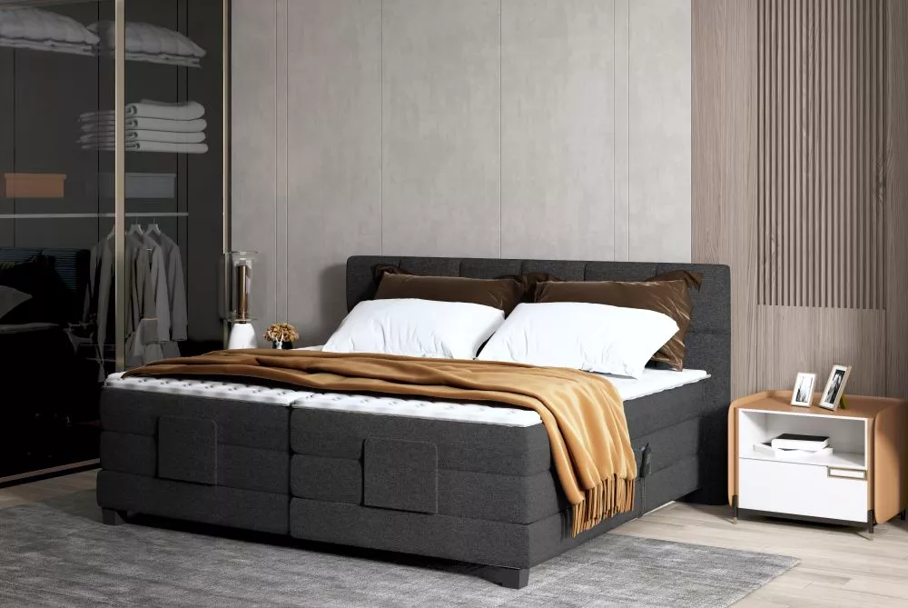 Gulta Eagle Electric Boxspring Guļamvietas platums: 140 cm, Guļamvietas garums: 200 cm, · 150 × 212 × 107 cm