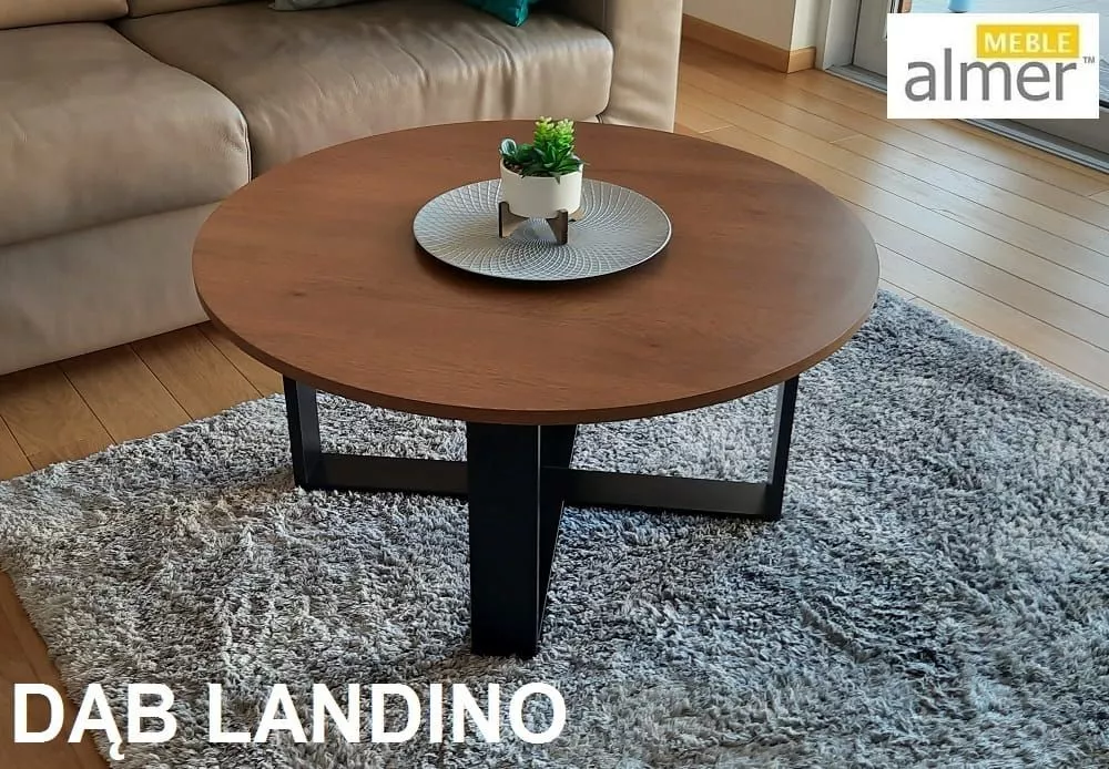 Žurnālgalds K4 Loft · Tumšais ozols · 42 cm