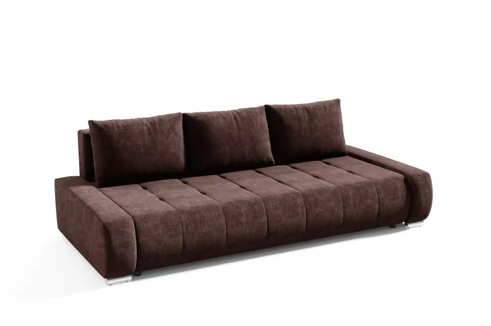 Dīvāns Velutti Standard · Tumši brūns · 110 × 240 × 85 cm